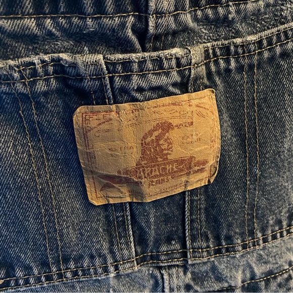 Vintage denim overalls (One Size) - Picture 4 of 5